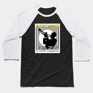 Louis Amstrong Baseball T-Shirt